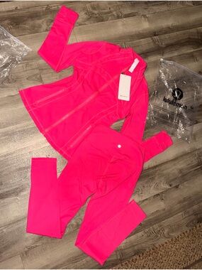 lululemon athletica Bright Pink Athletic Top size available 2-4-6